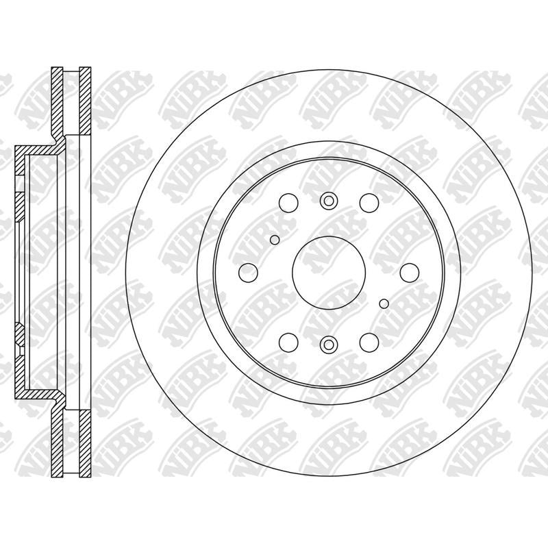 NIBK Rotor RN2322V 322mm x 30min