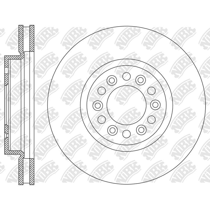 NIBK Rotor RN2324V 315mm x 23min
