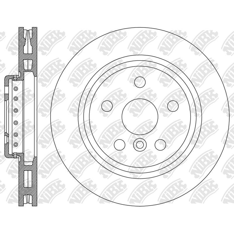NIBK Rotor RN2325VR 374mm x 36min