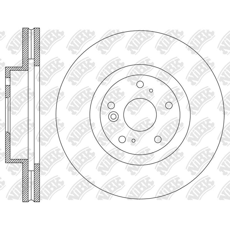 NIBK Rotor RN2328V 320mm x 22min