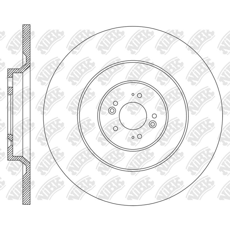 NIBK Rotor RN2329 295mm x 9.5min