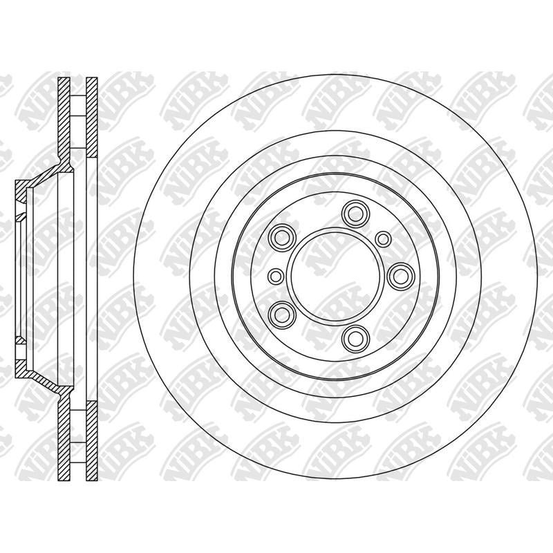 NIBK Rotor RN2332VL 350mm x 34min