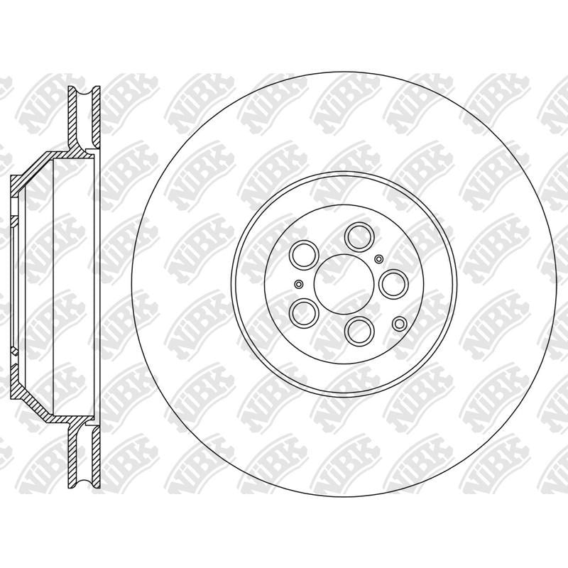 NIBK Rotor RN2333V 330mm x 26min