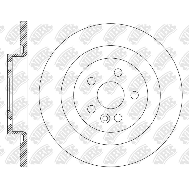 NIBK Rotor RN2334 302mm x 12min