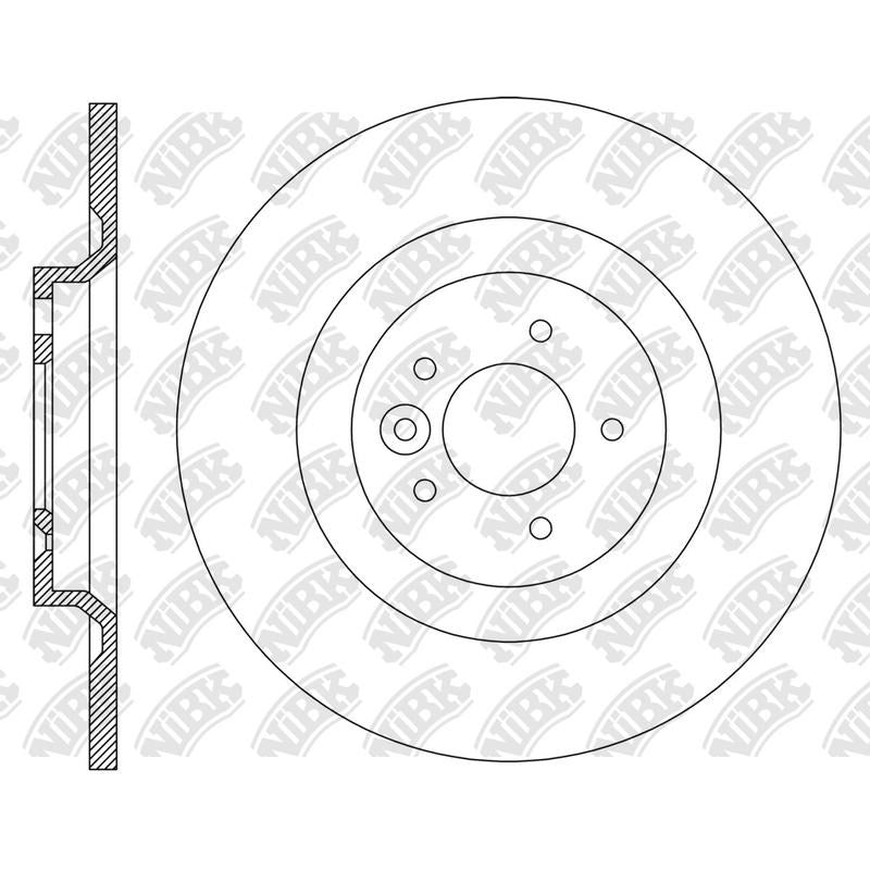 NIBK Rotor RN2335 302mm x 12min