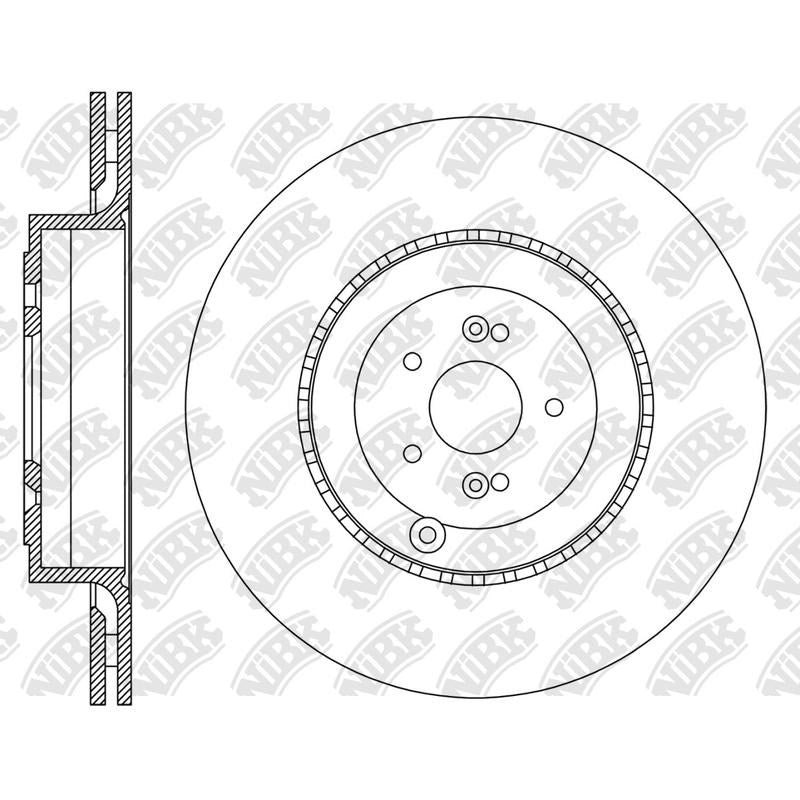 NIBK Rotor RN2336V 340mm x 22min