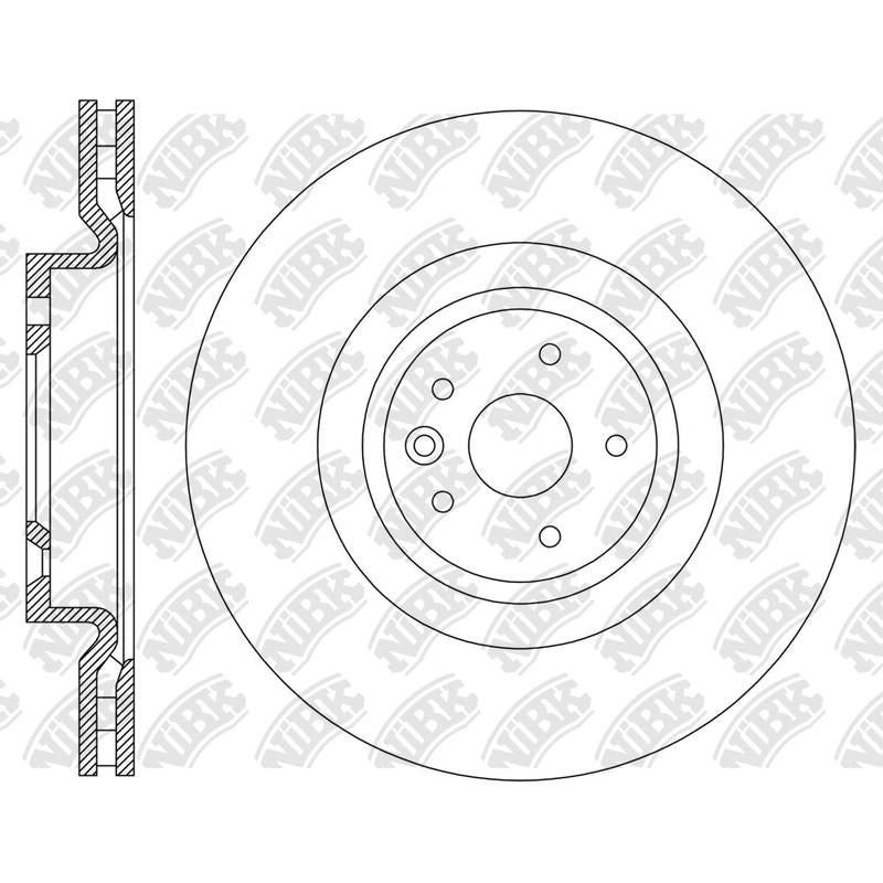 NIBK Rotor RN2339V 325mm x 25min