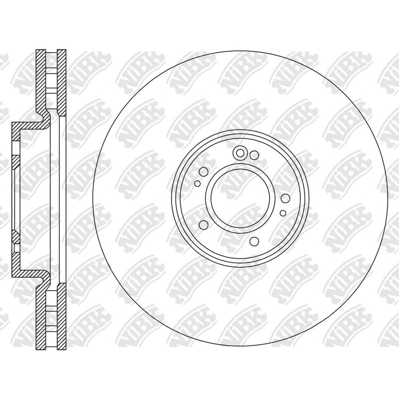 NIBK Rotor RN2342V 330mm x 32min
