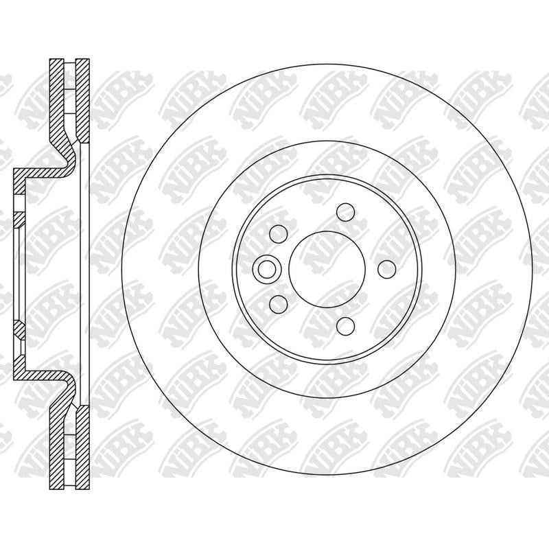 NIBK Rotor RN2343V 363mm x 33min
