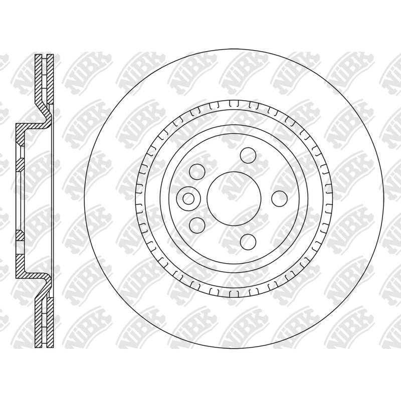 NIBK Rotor RN2344V 325mm x 20min