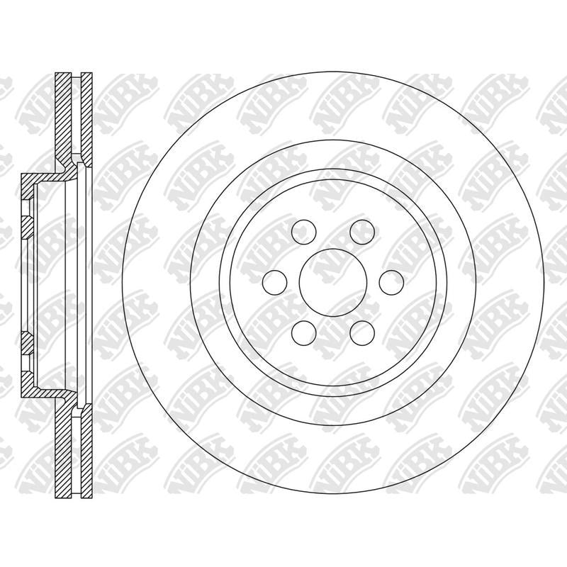 NIBK Rotor RN2345V 320mm x 28min