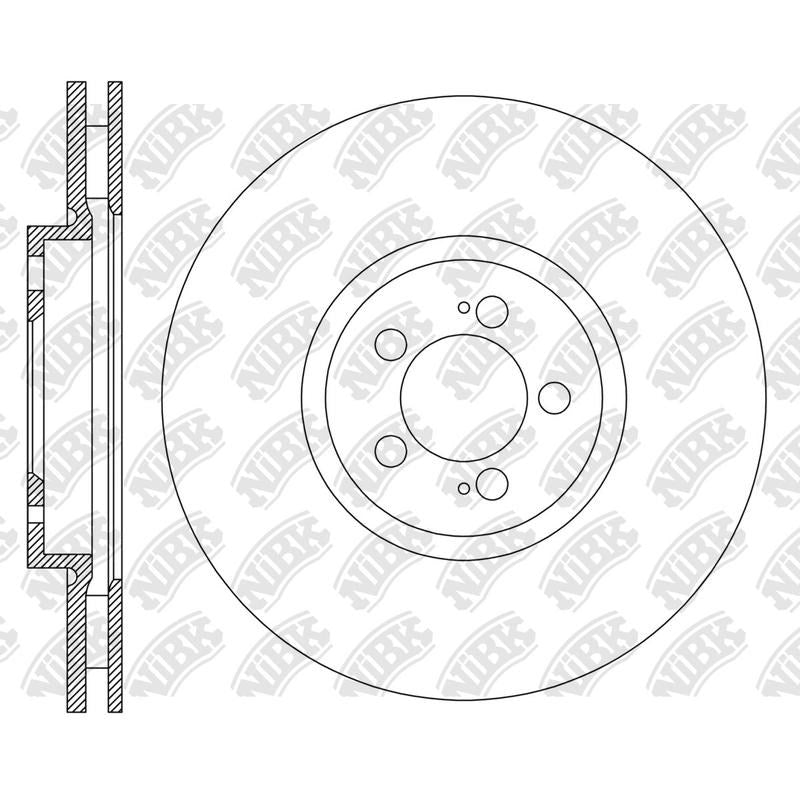 NIBK Rotor RN2346V 276mm x 26min