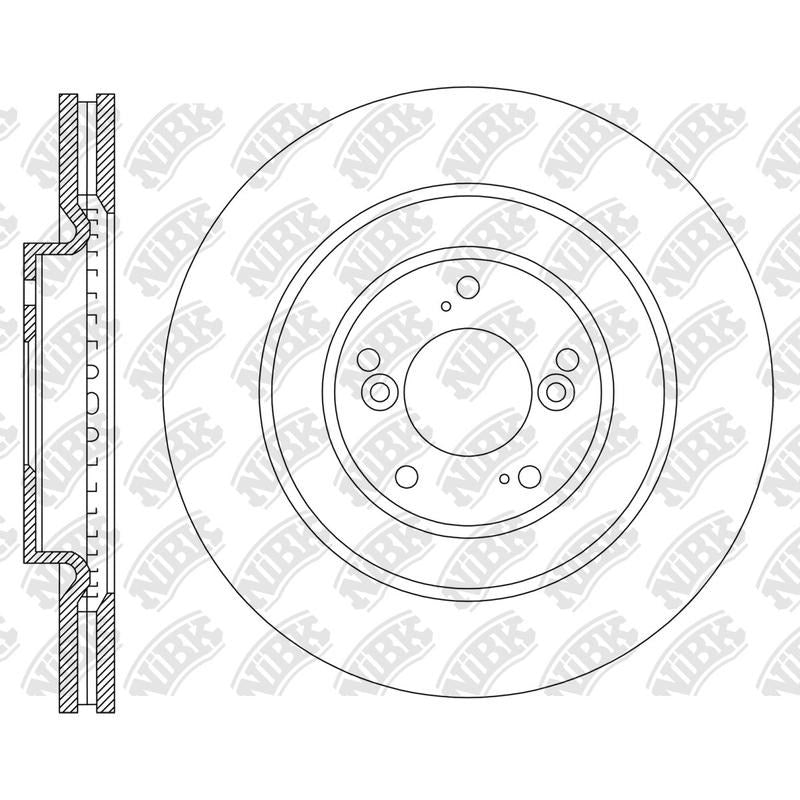 NIBK Rotor RN2347V 320mm x 28min