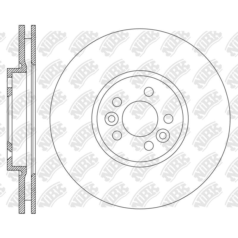 NIBK Rotor RN2350V 296mm x 26min