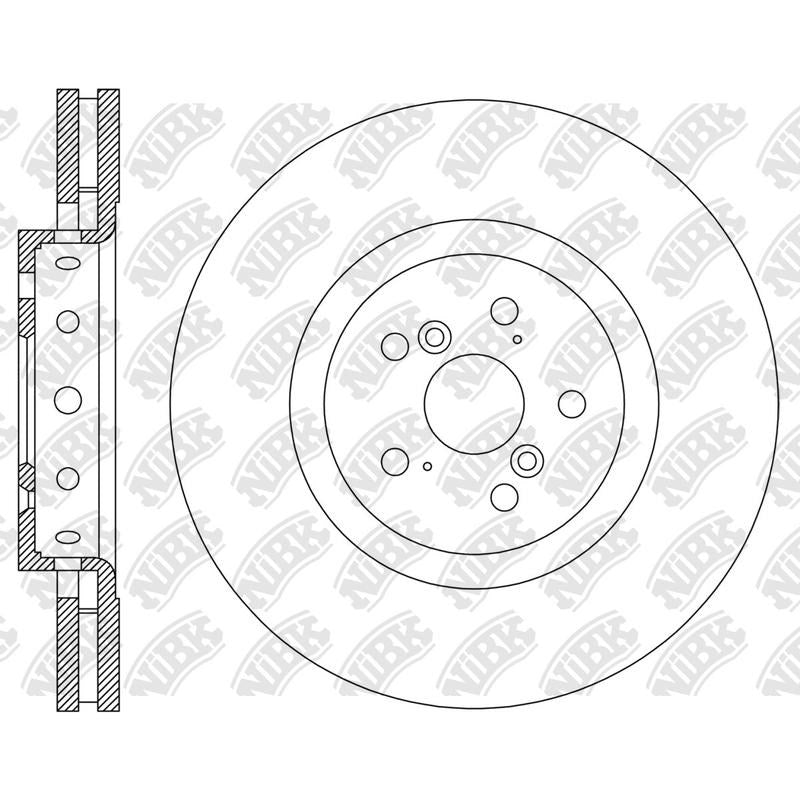 NIBK Rotor RN2353V 315mm x 28min