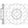 NIBK Rotor RN2357V 258mm x 22min