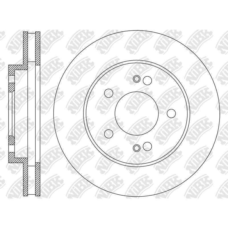 NIBK Rotor RN2360V 270mm x 28min