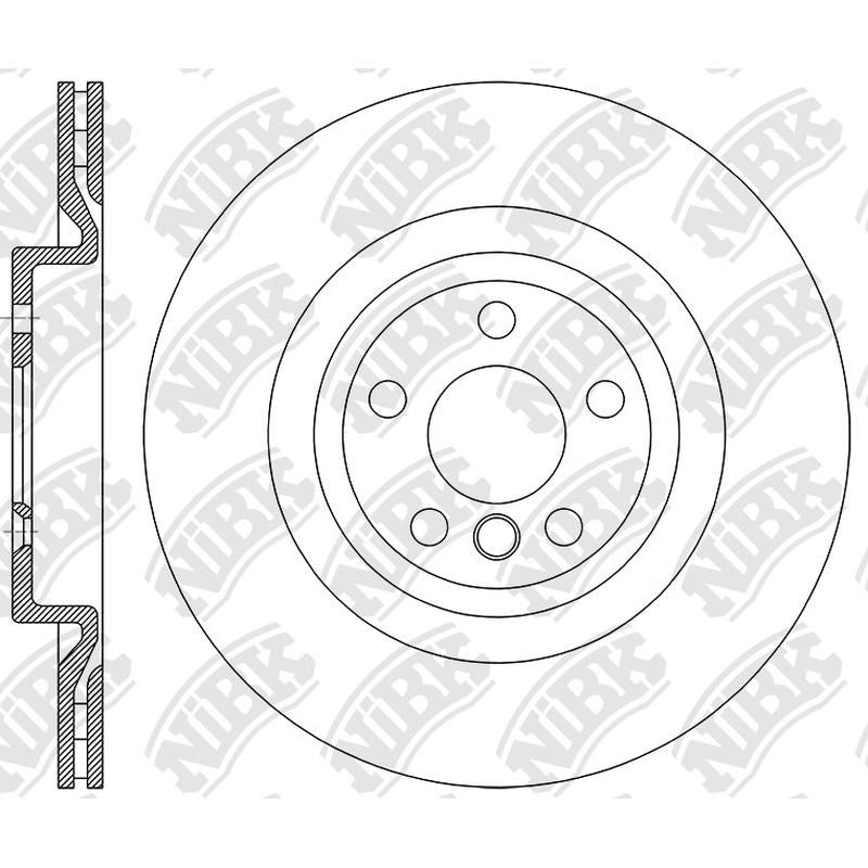 NIBK Rotor RN2362V 325mm x 20min