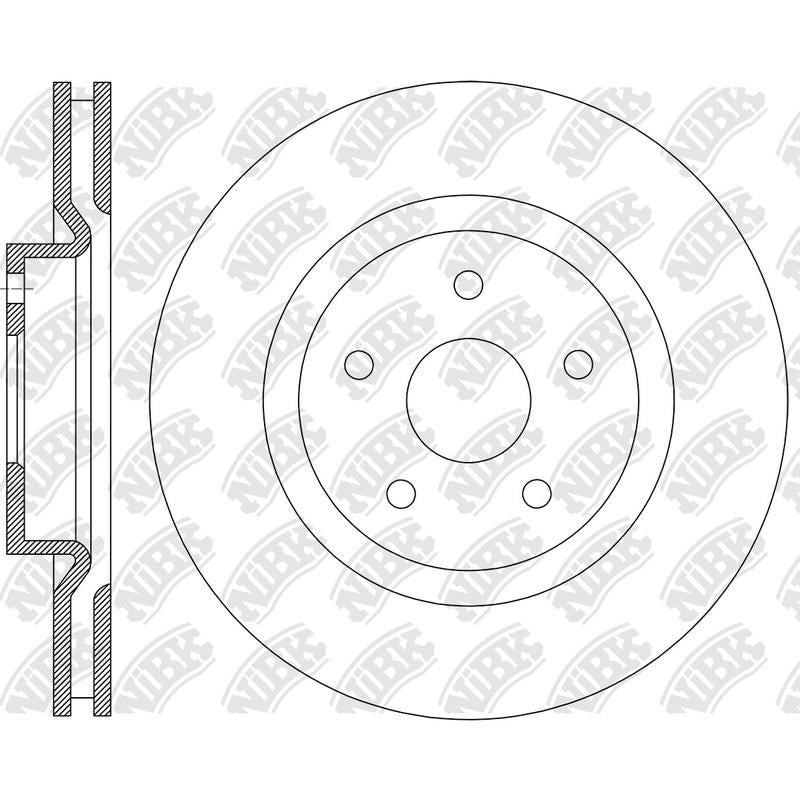 NIBK Rotor RN2363V 316mm x 32min