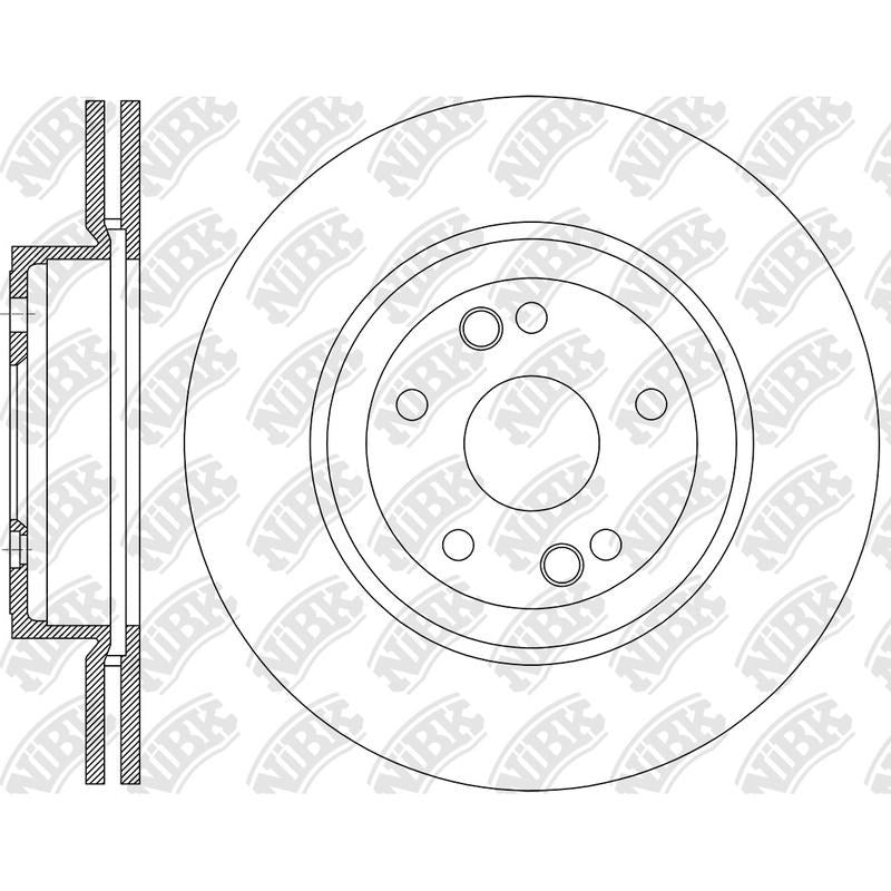 NIBK Rotor RN2366V 280mm x 25min