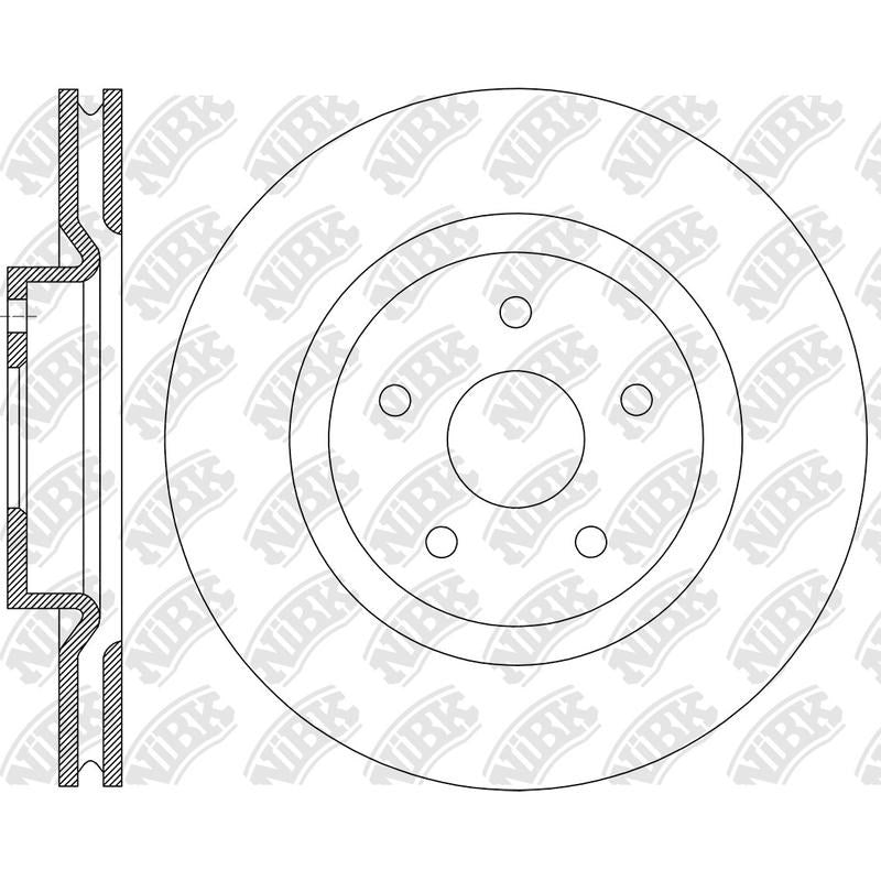 NIBK Rotor RN2367V 308mm x 27min