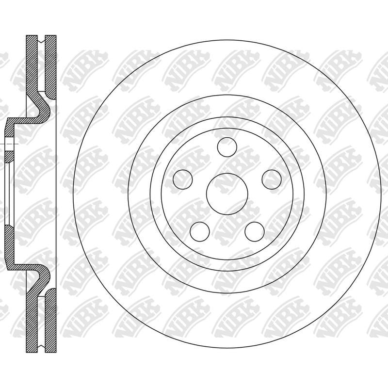 NIBK Rotor RN2371V 363mm x 32min