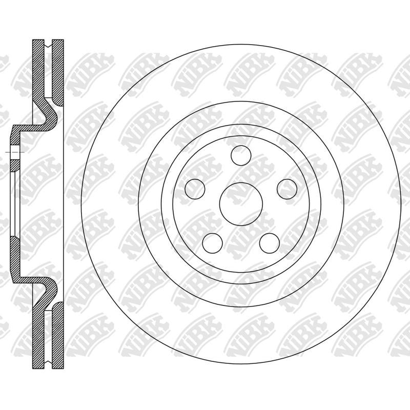 NIBK Rotor RN2372V 350mm x 26min