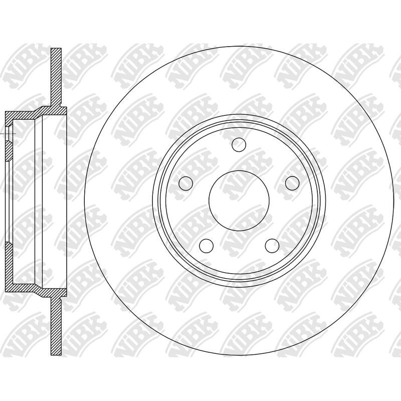NIBK Rotor RN2373 260mm x 8min