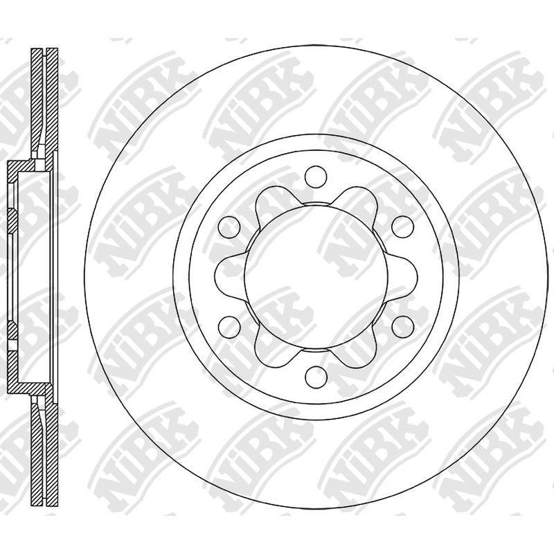 NIBK Rotor RN2379V 316mm x 34min