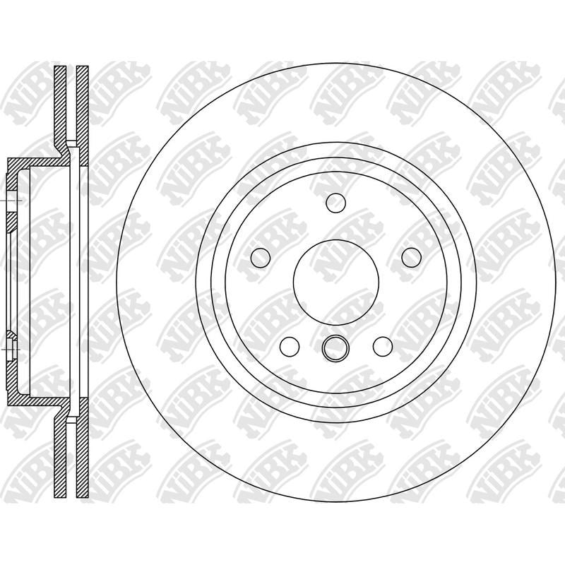 NIBK Rotor RN2381V 325mm x 25min