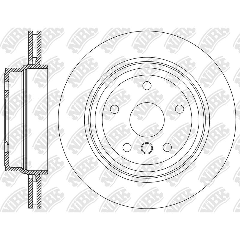 NIBK Rotor RN2382V 320mm x 22min