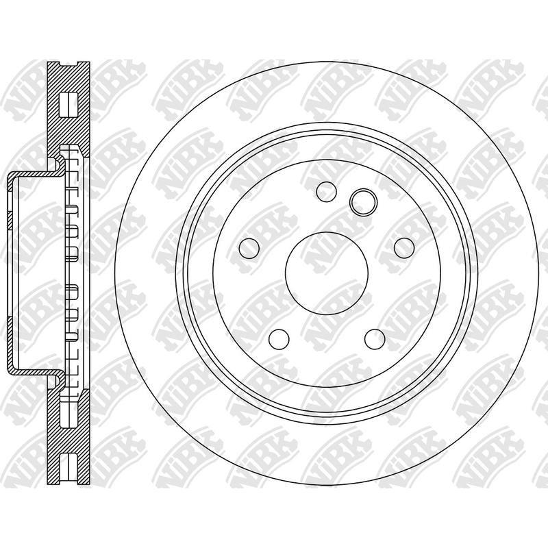 NIBK Rotor RN2387V 330mm x 32min