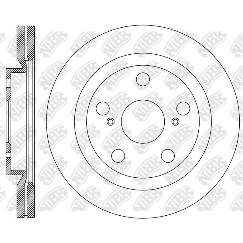 NIBK Rotor RN2395V 285mm x 24min