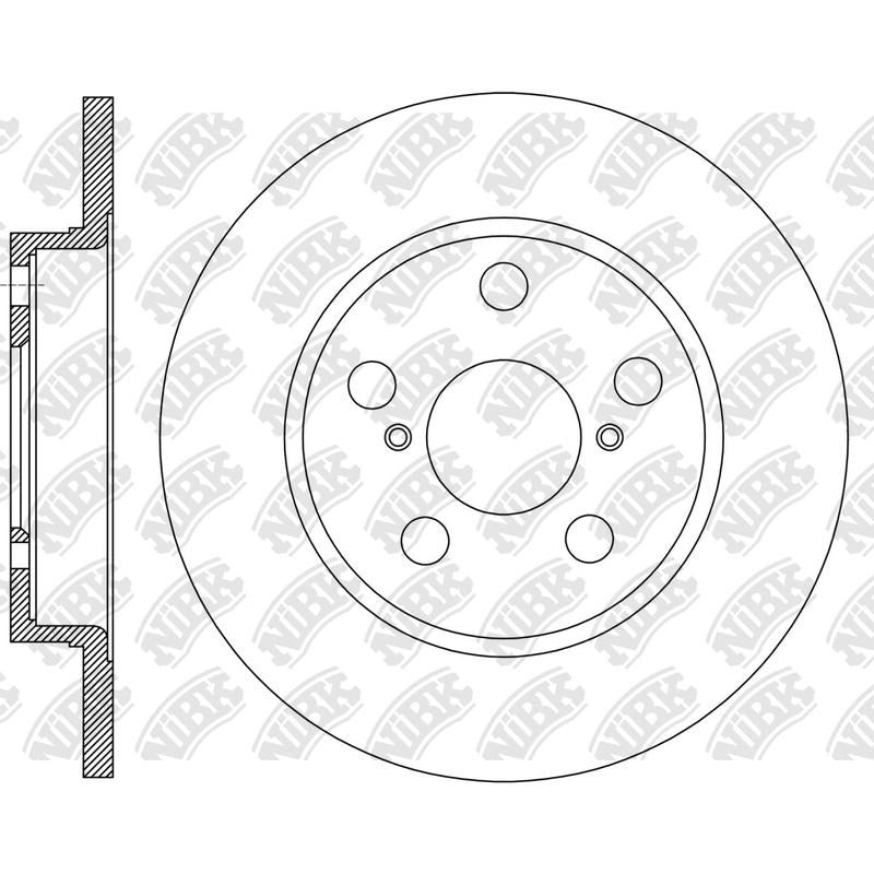 NIBK Rotor RN2396 252mm x 9min