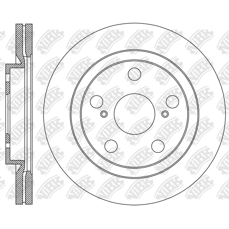 NIBK Rotor RN2397V 296mm x 30min