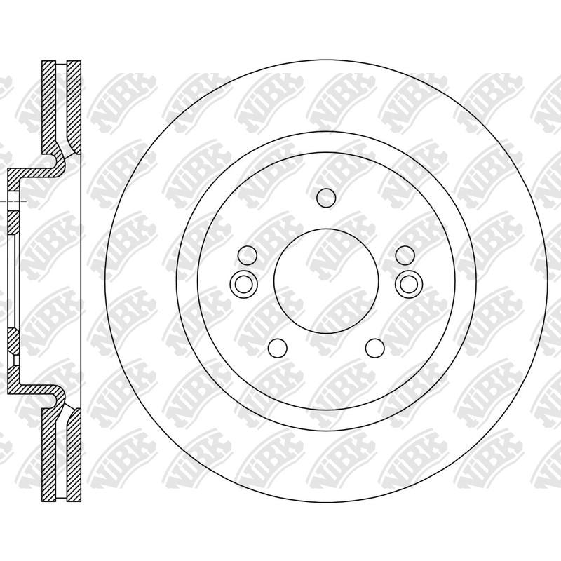 NIBK Rotor RN2399V 325mm x 30min