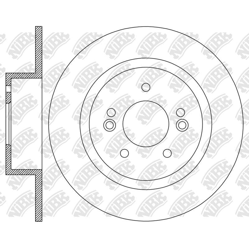 NIBK Rotor RN2400 265mm x 10min