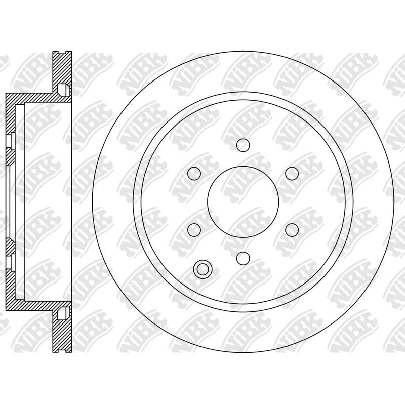 NIBK Rotor RN2401V 286mm x 18min