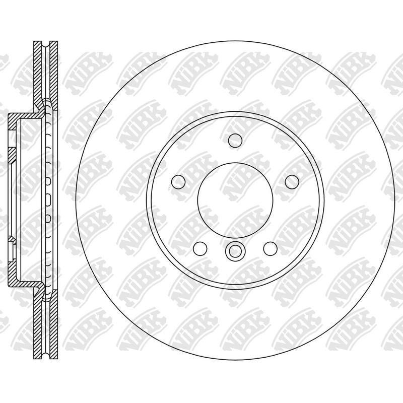 NIBK Rotor RN2407V 294mm x 22min