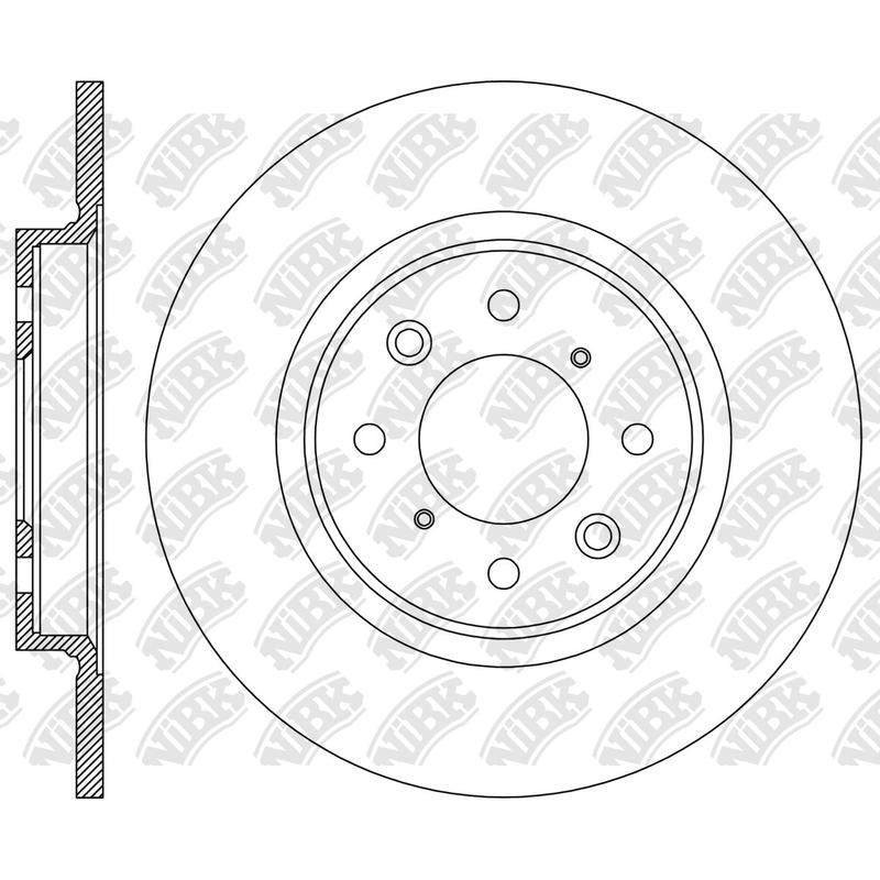 NIBK Rotor RN2408 260mm x 9min