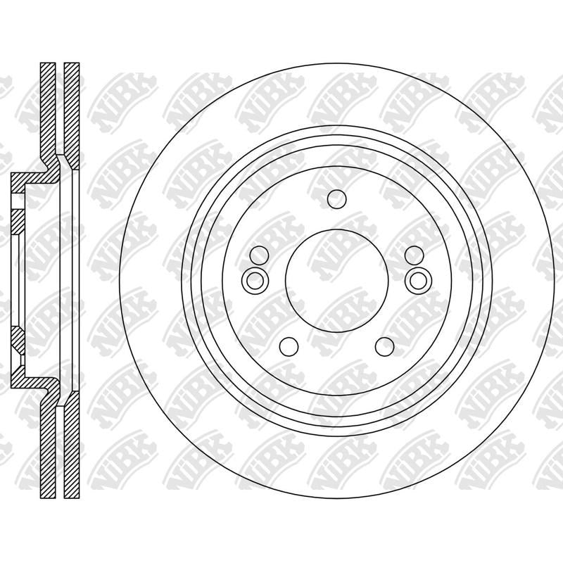 NIBK Rotor RN2409V 320mm x 29min