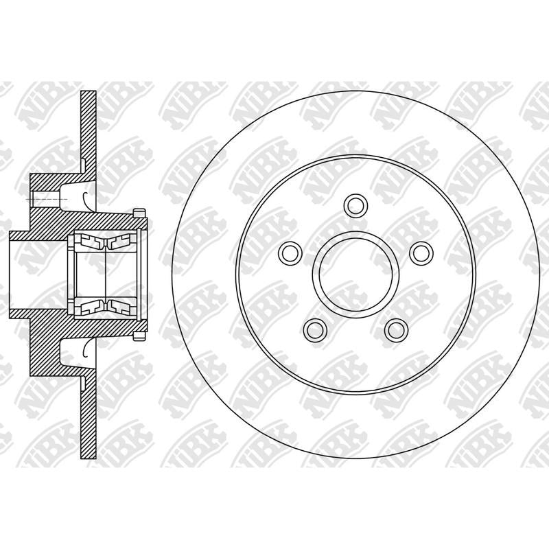 NIBK Rotor RN2413H 280mm x 12min