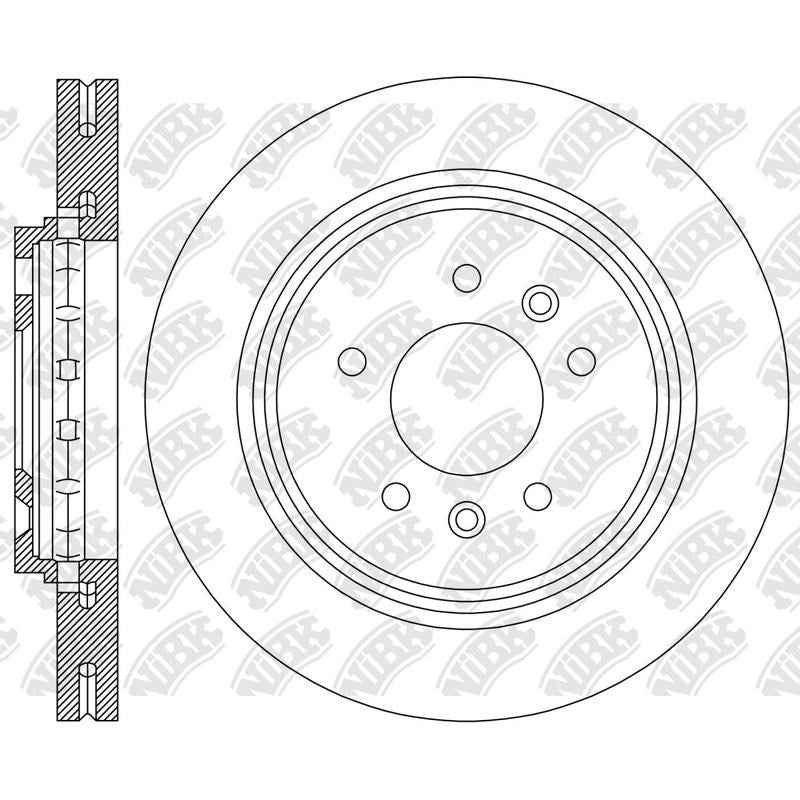 NIBK Rotor RN2414V 280mm x 26min