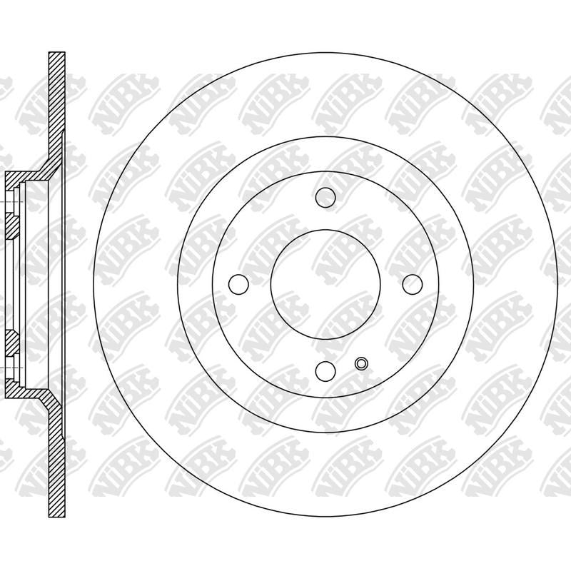 NIBK Rotor RN2415 280mm x 9.5min