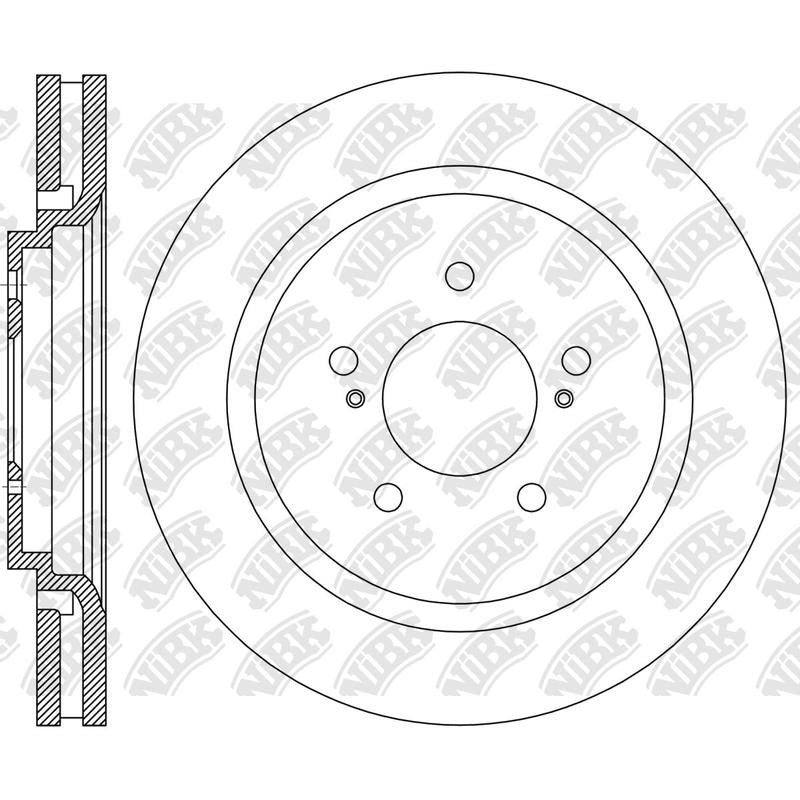 NIBK Rotor RN2417V 328mm x 34min