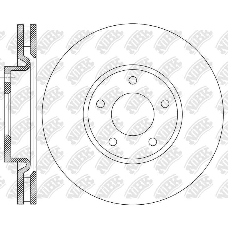 NIBK Rotor RN2420V 298mm x 30min