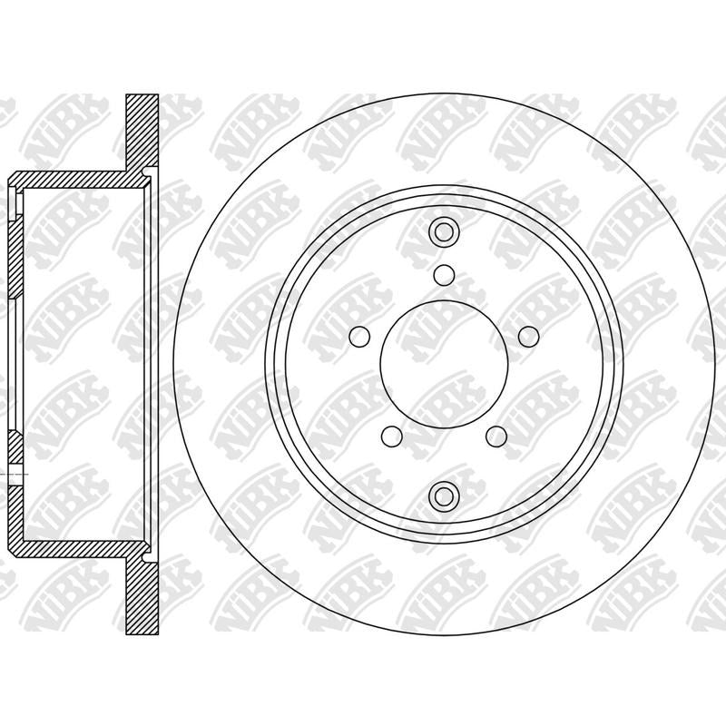 NIBK Rotor RN2423 286mm x 16min