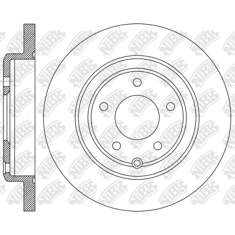 NIBK Rotor RN2425 303mm x 16min