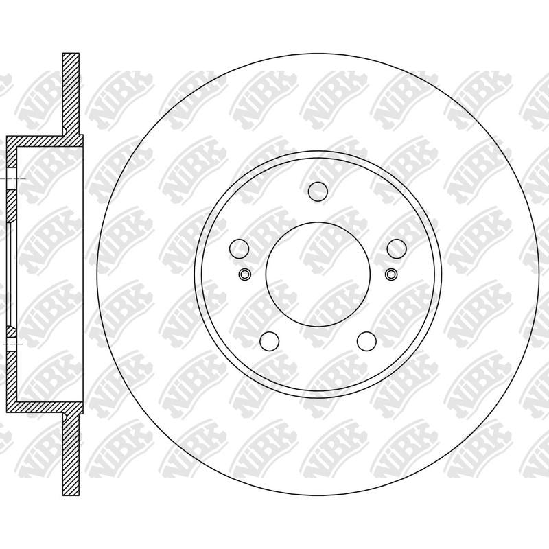 NIBK Rotor RN2427 274mm x 10min