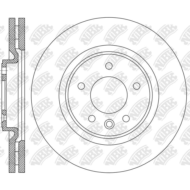 NIBK Rotor RN2429V 349mm x 34min